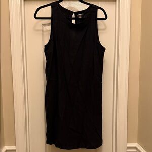 a new day Black Sleeveless Mini Dress